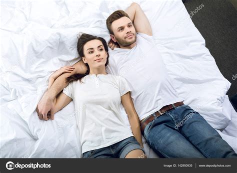 sleeping couple pic|couple lying in bed.